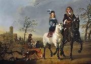 Aelbert Cuyp Lady and Gentleman on Horseback Germany oil painting artist